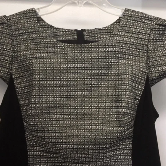 NWT $158 Anthro Moulinette Soeurs Shimmer Hourglass Sheath Dress - Picture 4 of 12